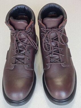 Red Wing 9 EE Men's Brown Leather Lace-Up Work Boots 606 Wide Durable Everyday